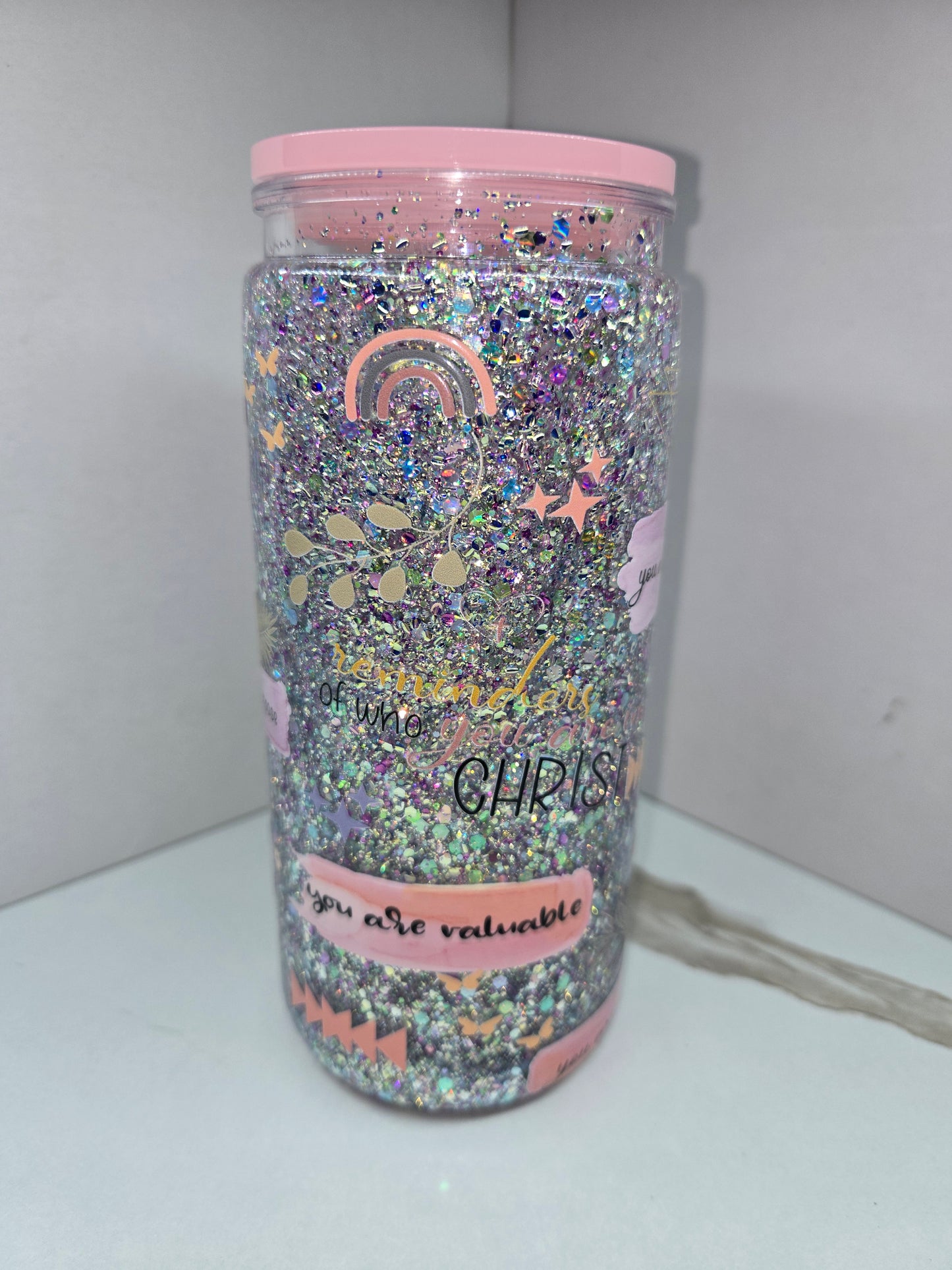 20oz Faith Snow Globe Tumbler