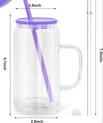 16oz Glass Handle Snow Globe