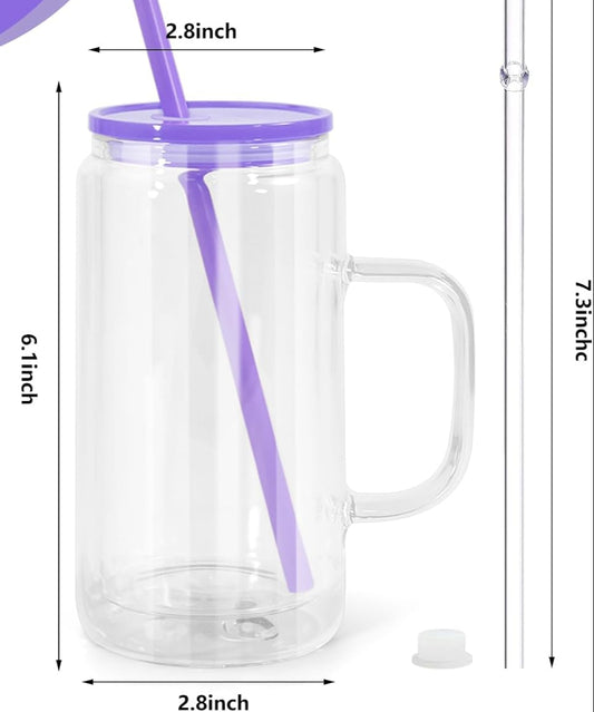 16oz Glass Handle Snow Globe