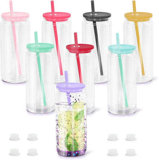 20oz Acrylic Snow Globe Libbey Style Tumbler