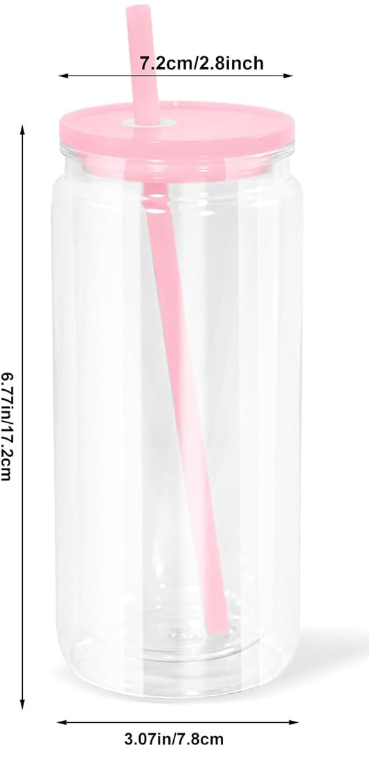 20oz Acrylic Snow Globe Libbey Style Tumbler
