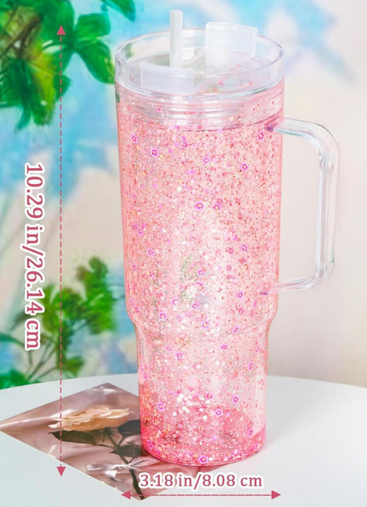 40oz Acrylic Snow Globe Tumbler