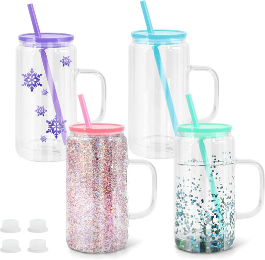 16oz Glass Handle Snow Globe