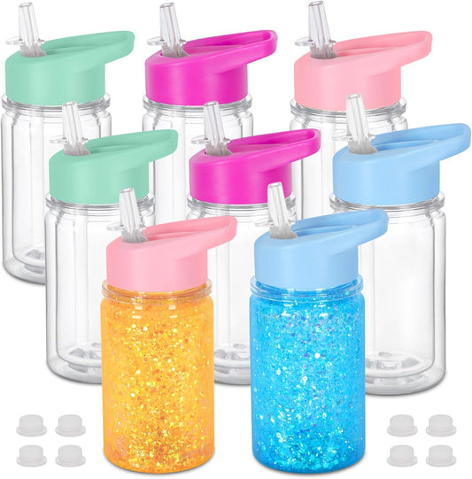 10oz Plastic Kids Snow Globe Tumbler