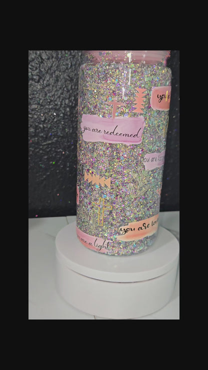 20oz Faith Snow Globe Tumbler