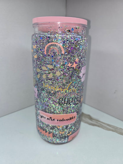 20oz Faith Snow Globe Tumbler