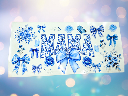 Blue Mama Bow Wrap