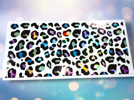Holographic Animal Print Wrap