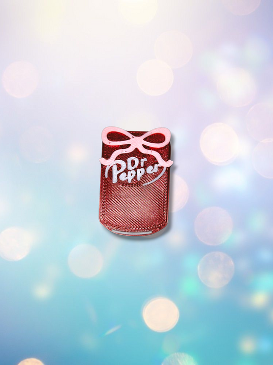 3D Dr. Pepper Straw Topper