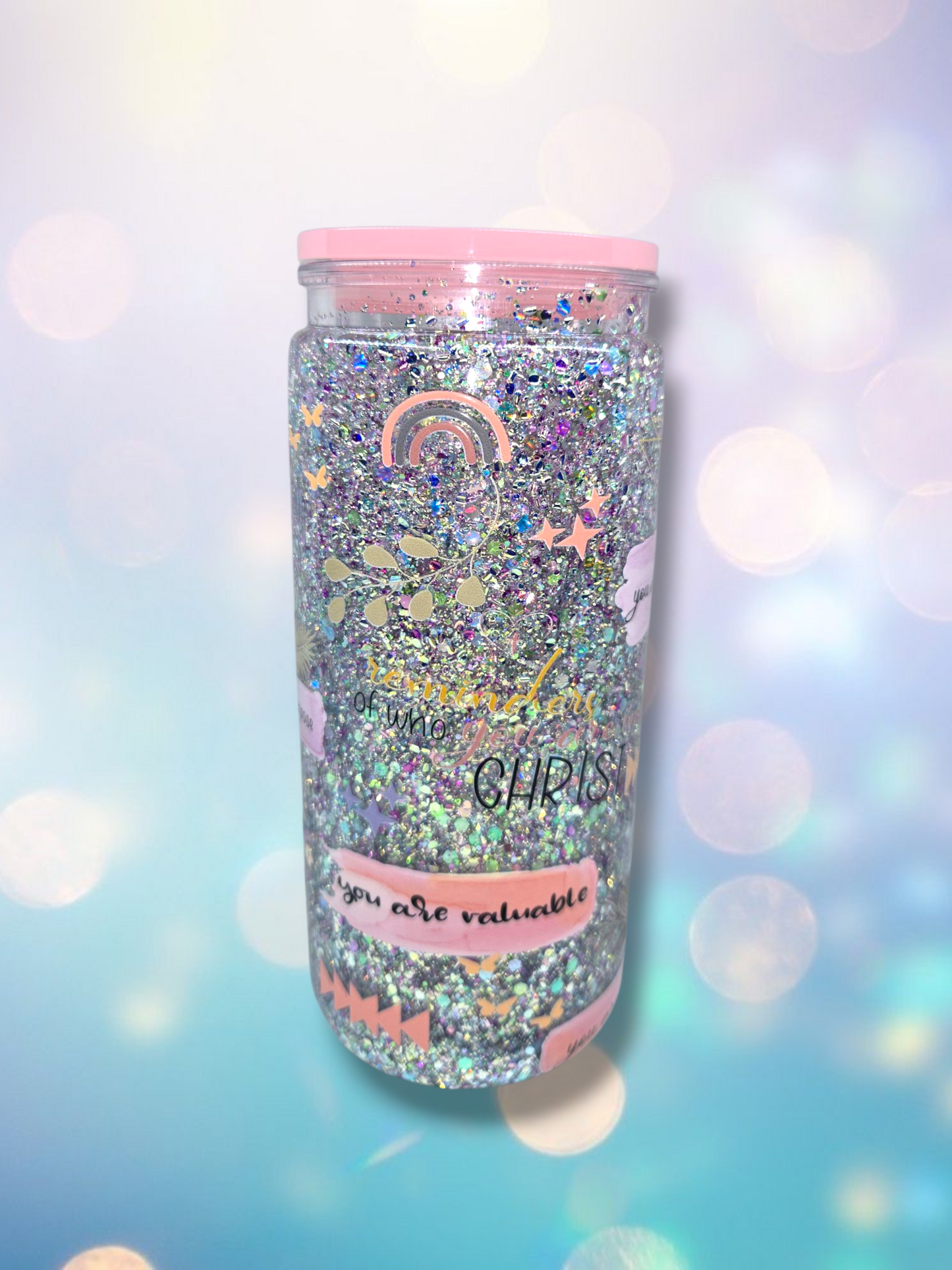 20oz Faith Snow Globe Tumbler